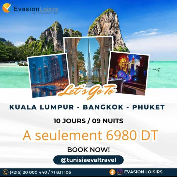 Kuala Lumpur - Bangkok - Phuket 